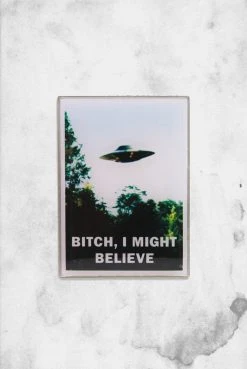 Creepy Company Bitch, I Might Believe Photodome (Enamel Pin) Enamel Pins