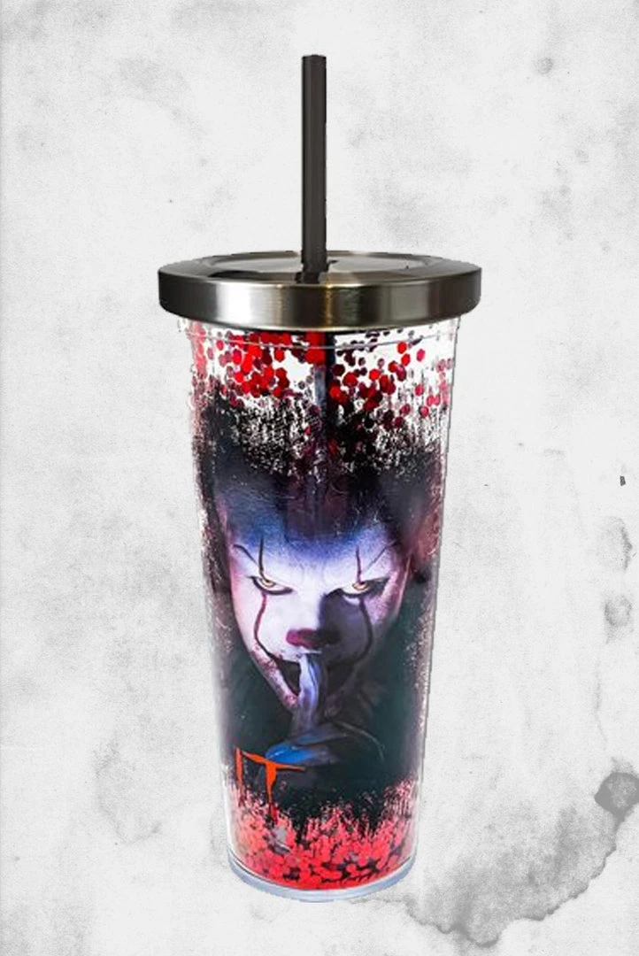 Spoontiques IT - Pennywise Glitter Tumbler
