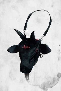 Kreepsville Goathead Baphomet Plush Bag