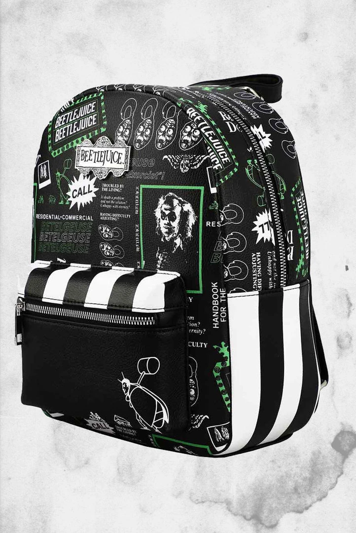 BioWorld Beetlejuice AOP Mini-Backpack Bags