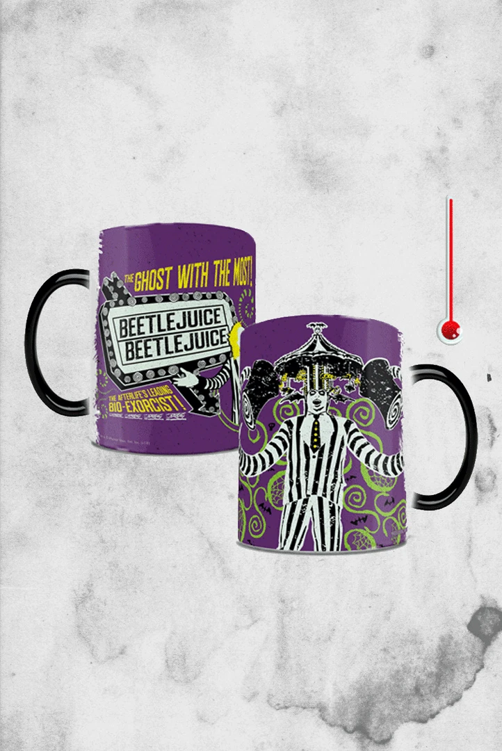 Trend Setters Beetlejuice - The Ghost With The Most Heat-Sensitive Mug