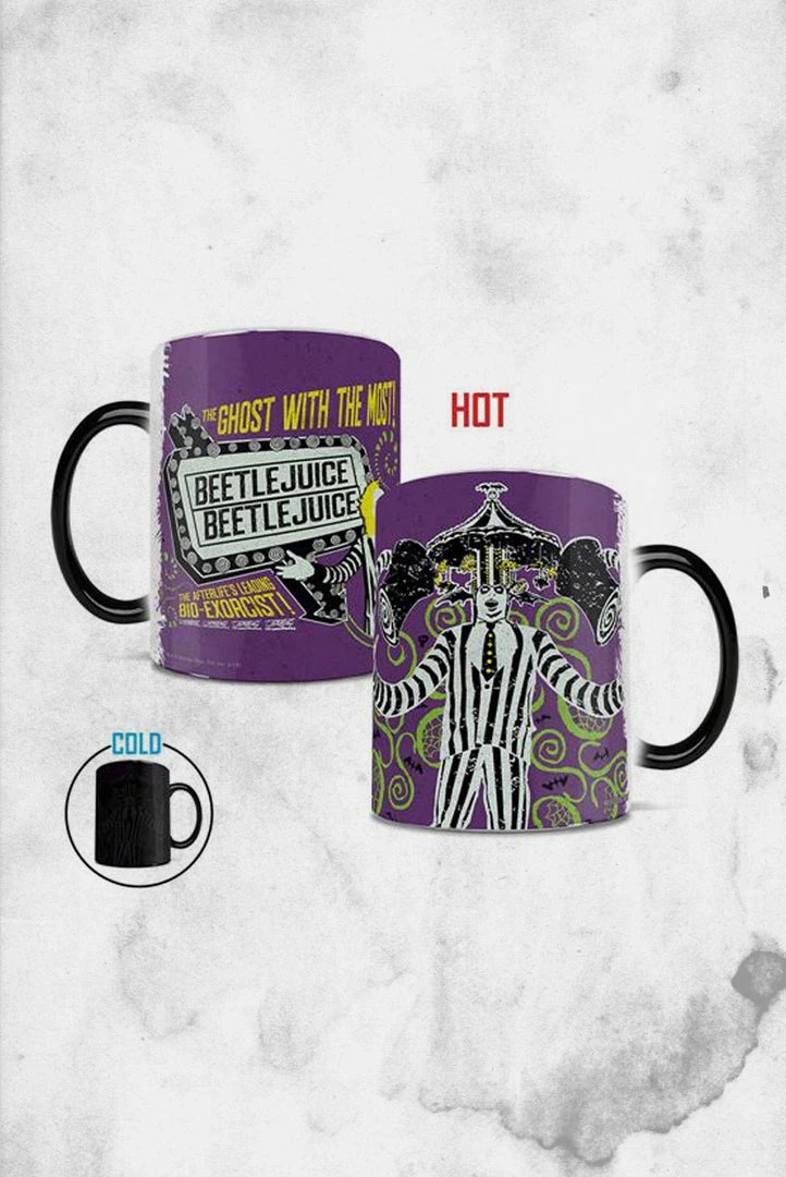 Trend Setters Beetlejuice - The Ghost With The Most Heat-Sensitive Mug