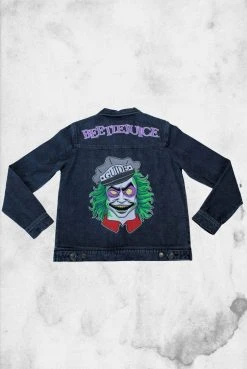 Cakeworthy Sweaters / Jackets Beetlejuice -Denim Jacket