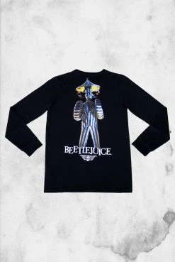Cakeworthy Beetlejuice - It's Show Time Long Sleeve Shirt T-Shirts