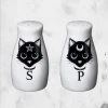 Alchemy England Black Cat Salt & Pepper Shakers
