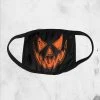 Kreepsville Fabric Face Masks Distressed Pumpkin - Face Mask