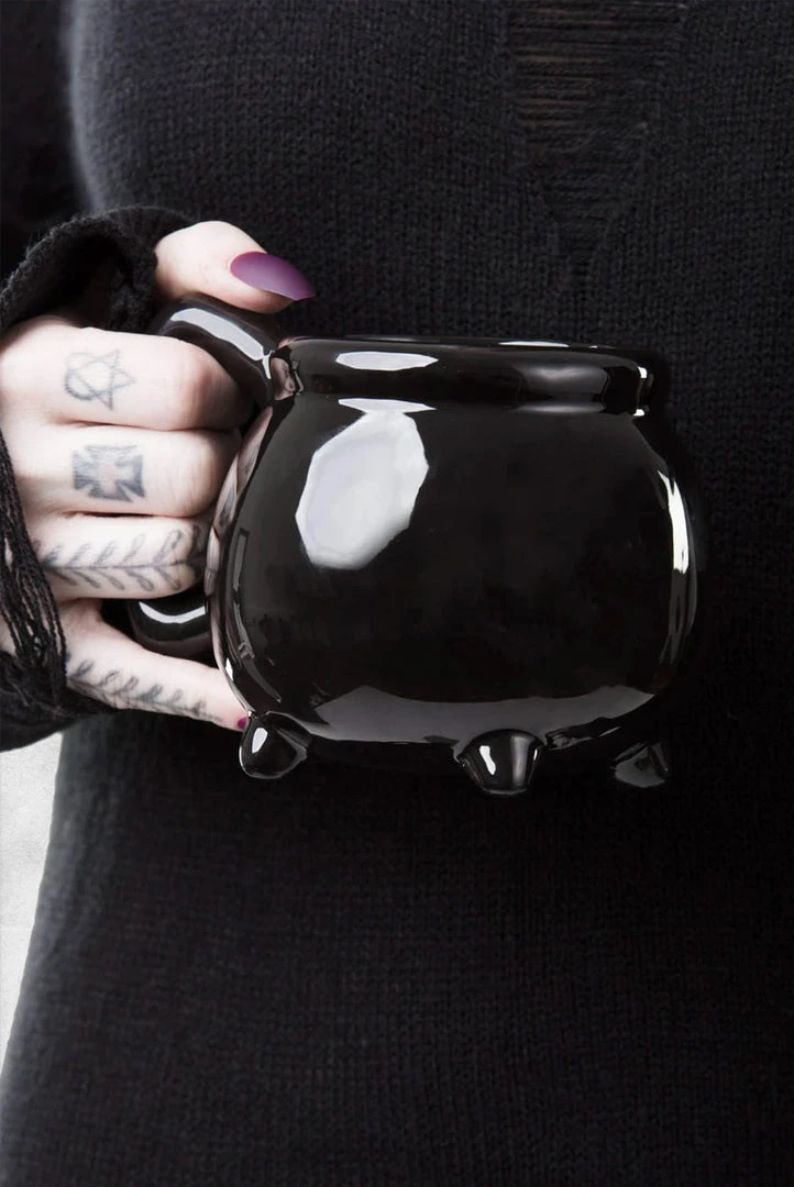 Killstar Wicca Cauldron (Black) Mug