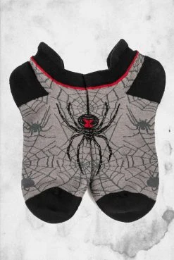 FootClothes Black Widow Ankle Socks