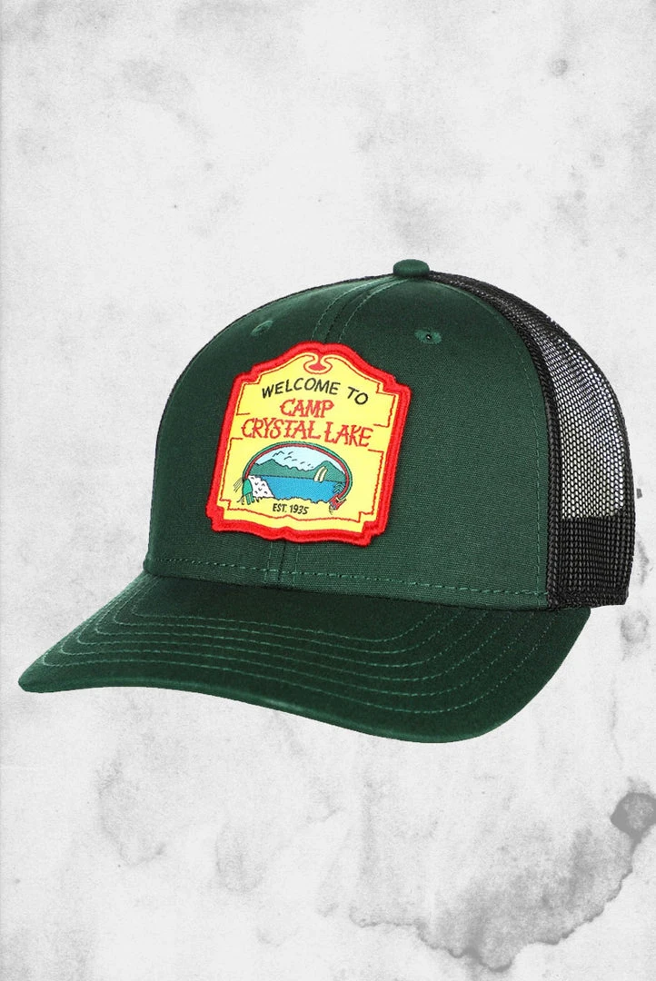 BioWorld Friday The 13th - "Camp Crystal Lake" Patch Trucker Hat