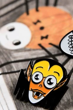 Sourpuss Candy Corn Vampire (Enamel Pin)