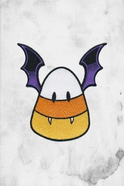 Kreepsville Candy Corn Drac Patch Pins & Patches