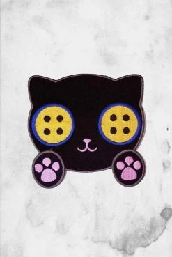 Spooksieboo Charlie The Cat - Fantasy Patch Pins & Patches