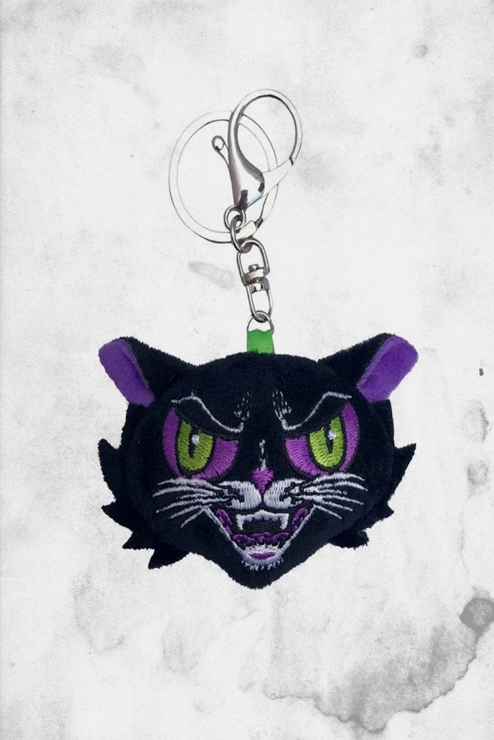 Kreepsville Kattitude Cat Plush Keychain Everything Else