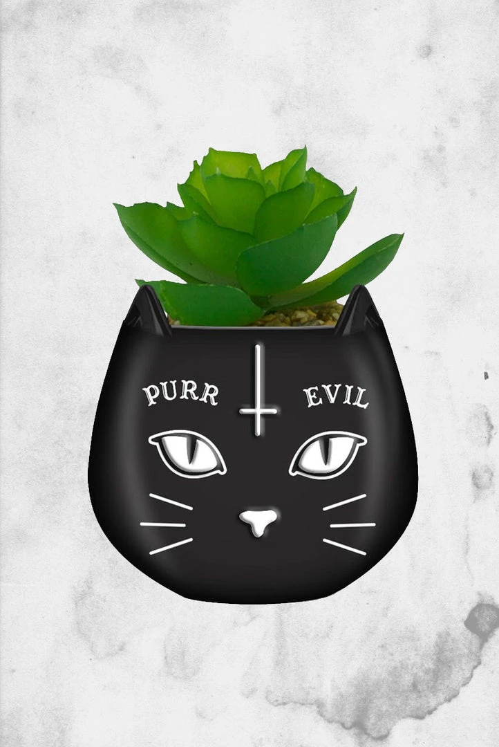 EE Crypt Goods Purr Evil Ouija Cat Planter