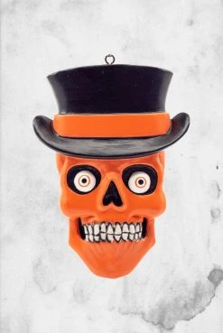 HorrorNaments Gentleman Skull - Flatback Ornament