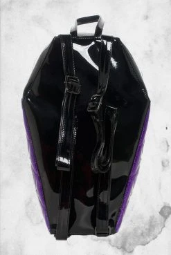 Rock Rebel Bags Coffin Backpack - Purple Mania