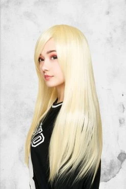 Rockstar Wigs Long Straight Light Blonde Wig Wigs / Lashes