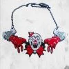 Kreepsville Jewelry Creepy Clown Necklace