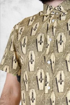 Creepy Company Creepy Coffin Button-Up Shirt