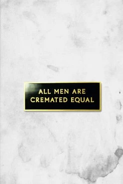 Creepy Company Enamel Pins Cremated Equal (Enamel Pin)