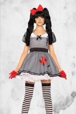 Leg Avenue Wind Me Up Dolly Costume Set Costumes
