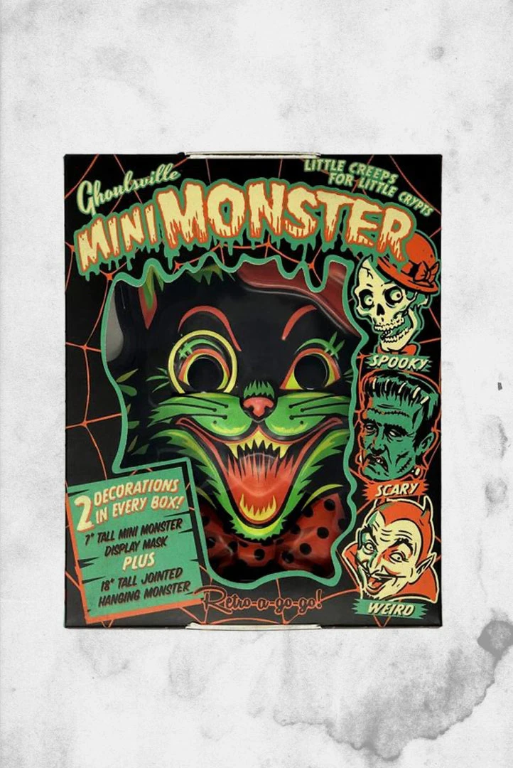 Retro-A-Go-Go Cool Cat Mini Monster Props & Collectibles