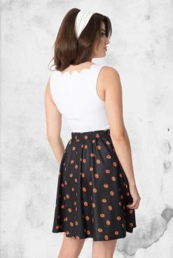 Unique Vintage Skirts Pumpkin Sweet Talk Skirt