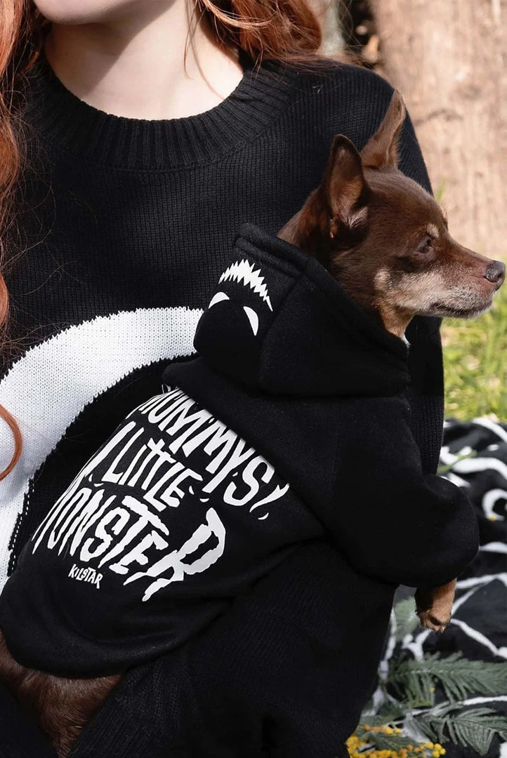 Killstar Little Monster Dog Hoodie Pet Goods