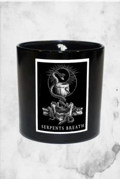 Dark Light Serpent's Breath Candle Crypt Goods