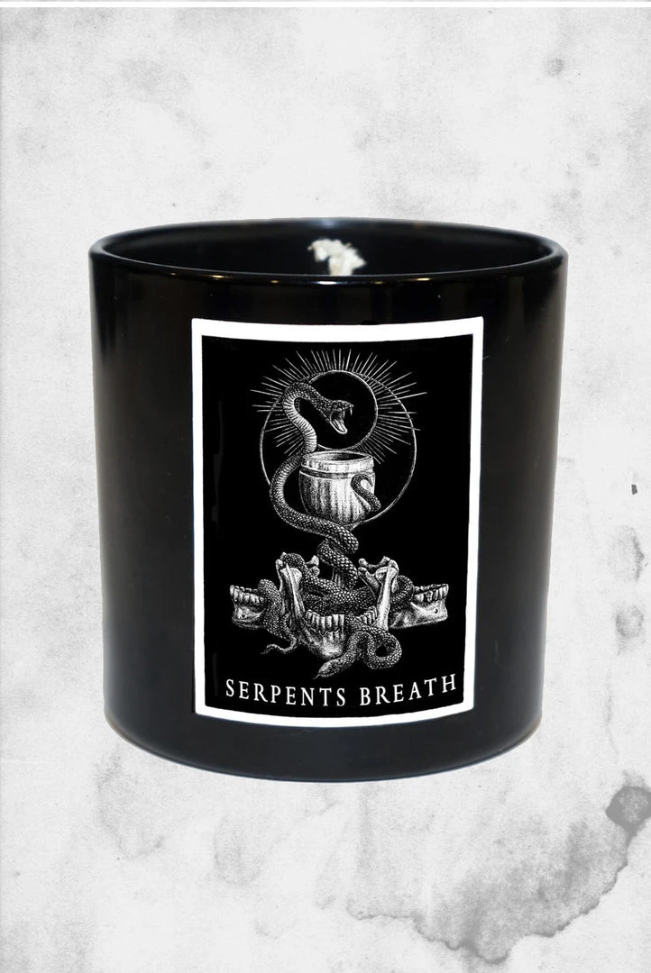 Dark Light Serpent's Breath Candle Crypt Goods