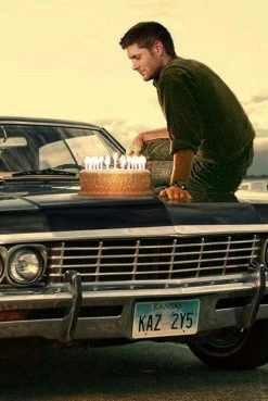 Celebrity Machine Everything Else Supernatural - Dean Winchester’s Metallicar Plate