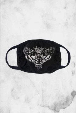 Kreepsville Fabric Face Masks Death Moth - Face Mask
