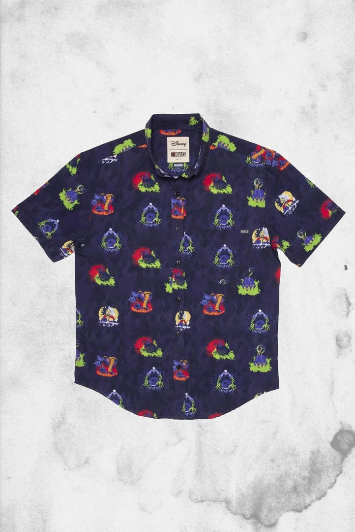 RSVLT Disney "Evil Moments" Button-Up Apparel
