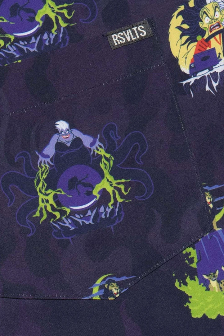 RSVLT Disney "Evil Moments" Button-Up Apparel