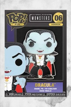EE Enamel Pins Universal Monsters - Dracula Large Enamel Pop! Pin
