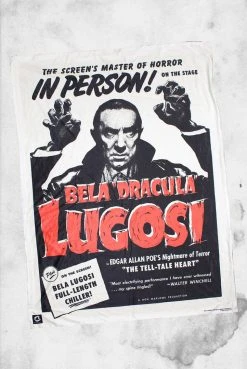 Creepy Company Bela Lugosi - Dracula Throw Blanket