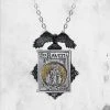 Alchemy England Poe's Raven Locket Necklace