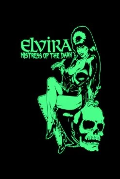 Kreepsville Elvira (Glow In The Dark) Throw Fleece Blanket