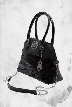 Kreepsville Elvira - Macabre Mobile Black Purse Bags