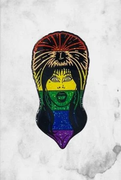 Kreepsville Enamel Pins Elvira Pride Glitter (Enamel Pin)