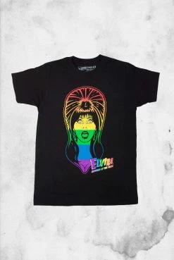 Kreepsville Elvira- Rainbow Pride Tee