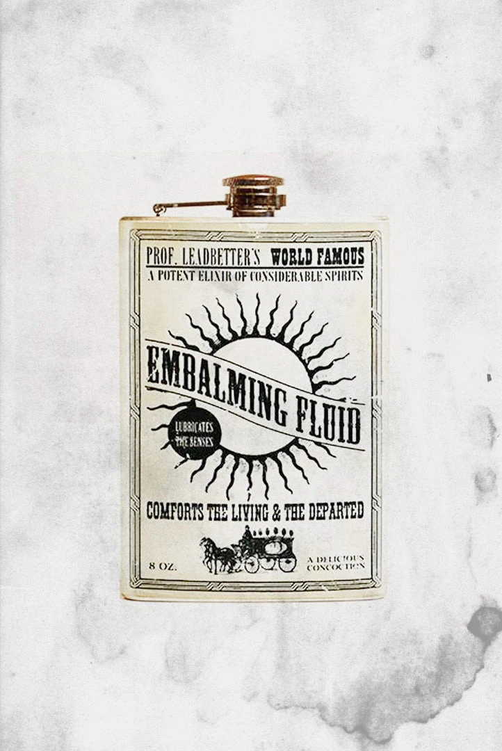 Retro-A-Go-Go Embalming Fluid Flask