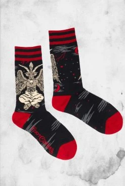 FootClothes Evil AF Baphomet Goat Socks