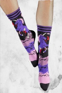 FootClothes Evil AF Unicorn Socks