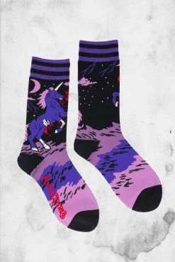 FootClothes Evil AF Unicorn Socks