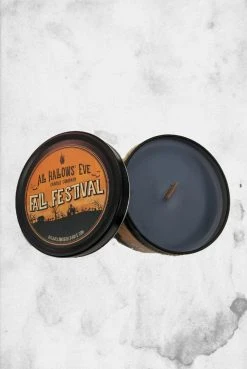 All Hallows Eve Candle Co Crypt Goods Fall Festival (Cinnamon Sugar Donut) - Wood Wick Candle