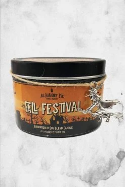 All Hallows Eve Candle Co Crypt Goods Fall Festival (Cinnamon Sugar Donut) - Wood Wick Candle