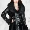 Killstar Krystina Faux-Fur Coat