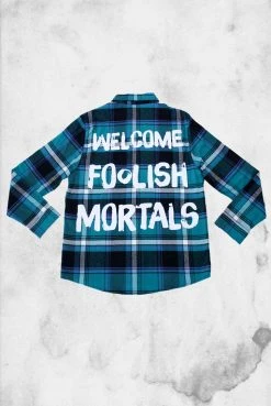 Cakeworthy Disney's Haunted Mansion - Foolish Mortal Flannel