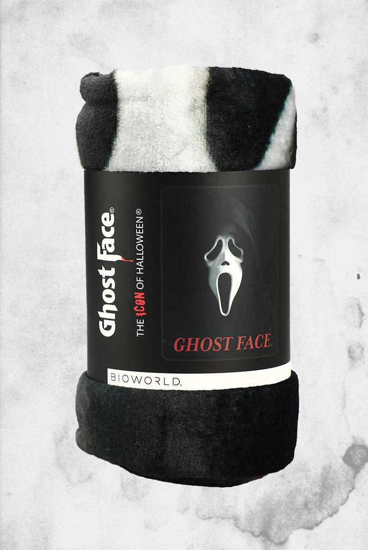 BioWorld Crypt Goods Scream - Ghost Face Throw Blanket